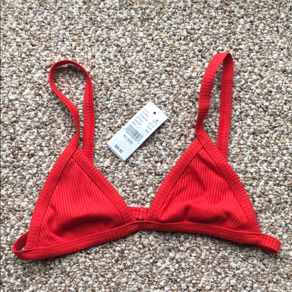 Red bikini top!